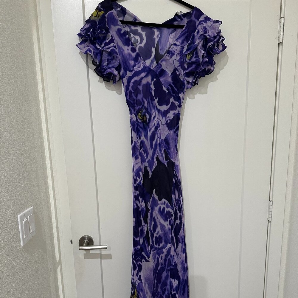 Rat & Boa Violet Floral Lucille Dress - Picture 4 of 9